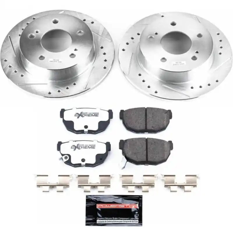 Power Stop 94-98 Nissan 240SX Rear Z26 Street Warrior Brake Kit (PSBK1174-26)