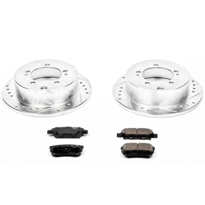Power Stop 04-06 Mitsubishi Lancer Rear Z23 Evolution Sport Brake Kit (PSBK1202)