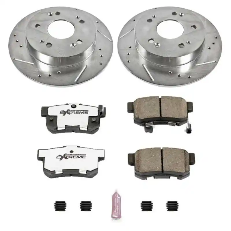 Power Stop 13-15 Acura ILX Rear Z26 Street Warrior Brake Kit (PSBK1243-26)