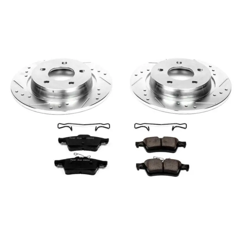 Power Stop 04-13 Mazda 3 Rear Z23 Evolution Sport Brake Kit (PSBK129)