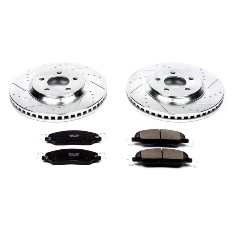 Power Stop 05-10 Ford Mustang Front Z23 Evolution Sport Brake Kit (PSBK1380)