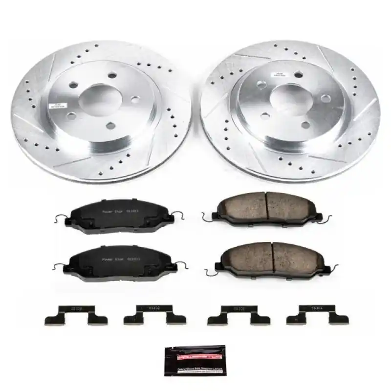 Power Stop 05-11 Ford Mustang Rear Z23 Evolution Sport Brake Kit (PSBK1384)
