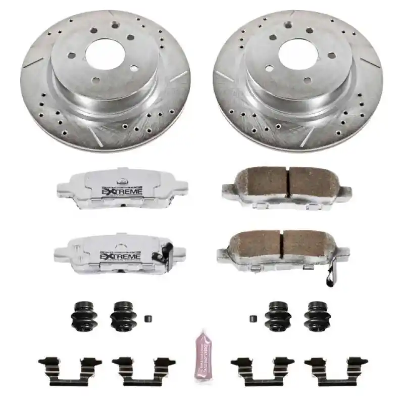 Power Stop 08-12 Infiniti EX35 Rear Z26 Street Warrior Brake Kit (PSBK179-26)