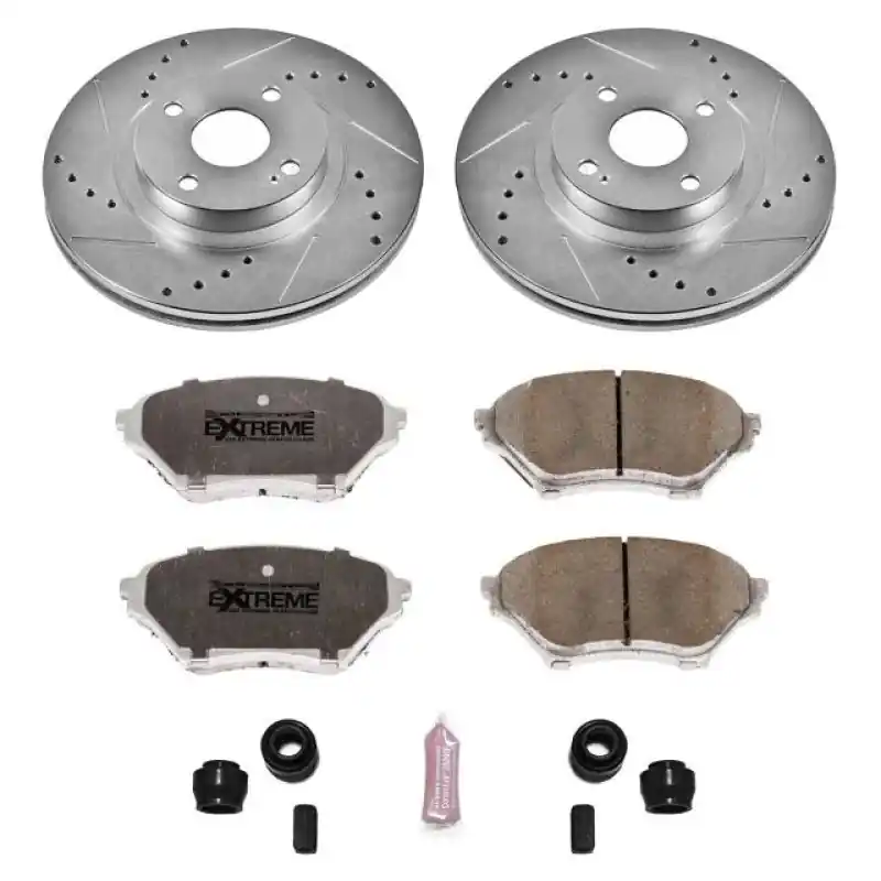 Power Stop 01-05 Mazda Miata Front Z26 Street Warrior Brake Kit (PSBK2353-26)