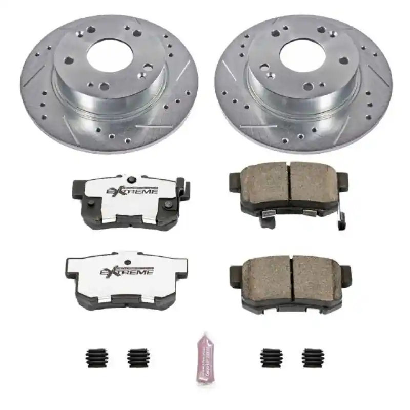 Power Stop 04-08 Acura TSX Rear Z26 Street Warrior Brake Kit (PSBK2391-26)