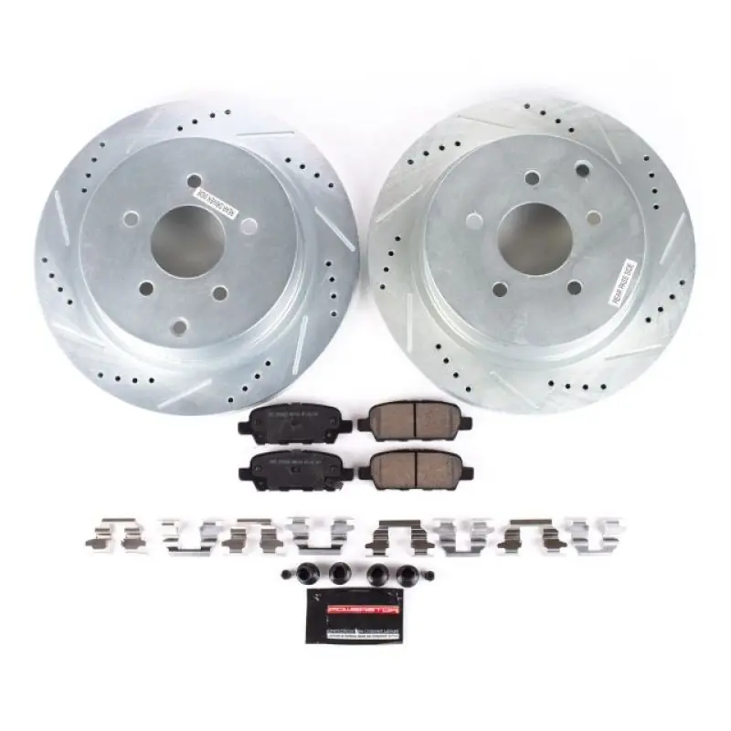 Power Stop 03-12 Infiniti FX35 Rear Z23 Evolution Sport Brake Kit (PSBK2427)