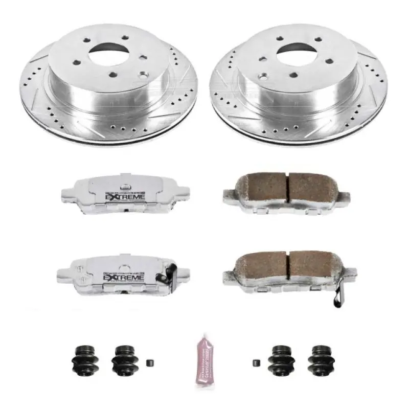 Power Stop 03-12 Infiniti FX35 Rear Z26 Street Warrior Brake Kit (PSBK2427-26)