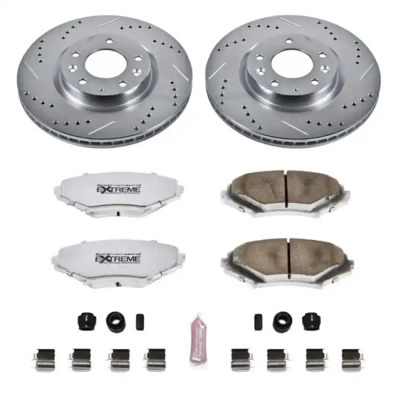 Power Stop 04-08 Mazda RX-8 Front Z26 Street Warrior Brake Kit (PSBK2964-26)