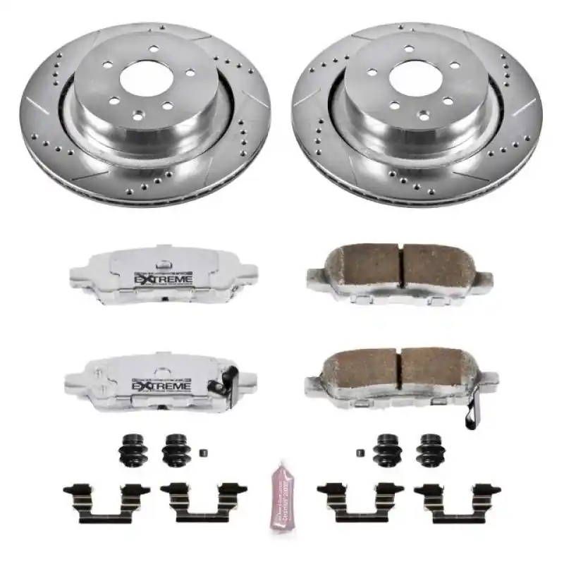 Power Stop 07-08 Infiniti G35 Rear Z26 Street Warrior Brake Kit (PSBK2986-26)