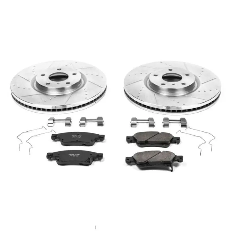 Power Stop 07-08 Infiniti G35 Front Z23 Evolution Sport Brake Kit (PSBK3022)