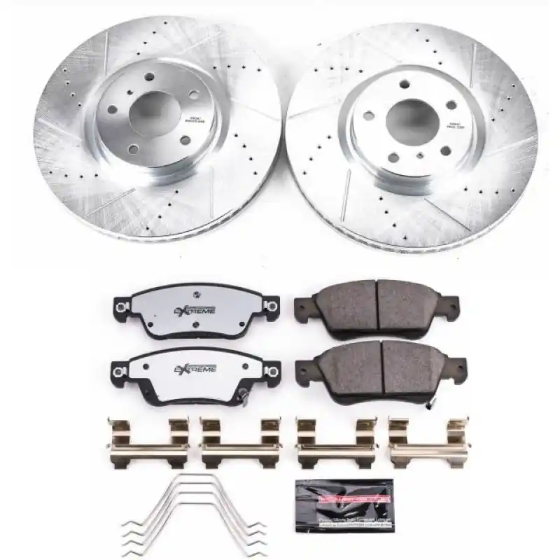 Power Stop 07-08 Infiniti G35 Front Z26 Street Warrior Brake Kit (PSBK3022-26)