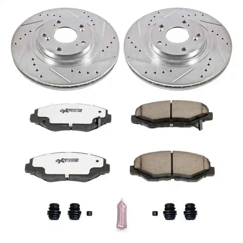 Power Stop 13-15 Acura ILX Front Z26 Street Warrior Brake Kit (PSBK3055-26)