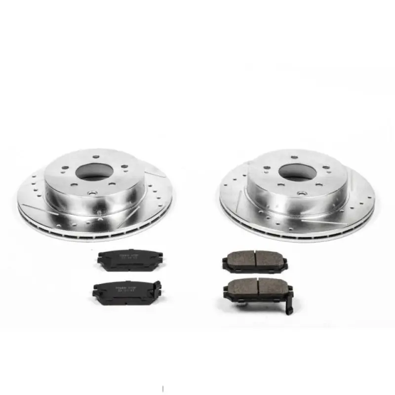 Power Stop 06-12 Mitsubishi Eclipse Rear Z23 Evolution Sport Brake Kit (PSBK3079)