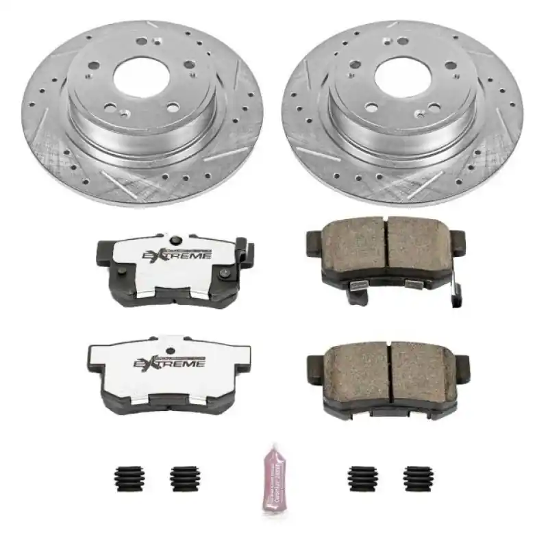 Power Stop 16-18 Acura ILX Rear Z26 Street Warrior Brake Kit (PSBK3128-26)