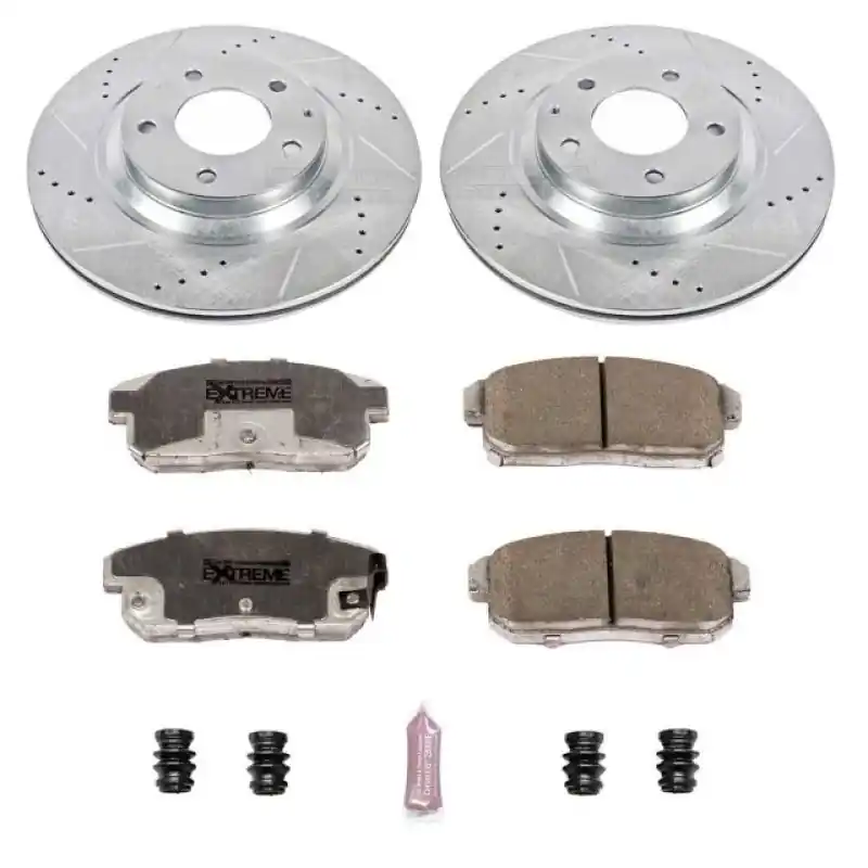 Power Stop 04-11 Mazda RX-8 Rear Z26 Street Warrior Brake Kit (PSBK3146-26)
