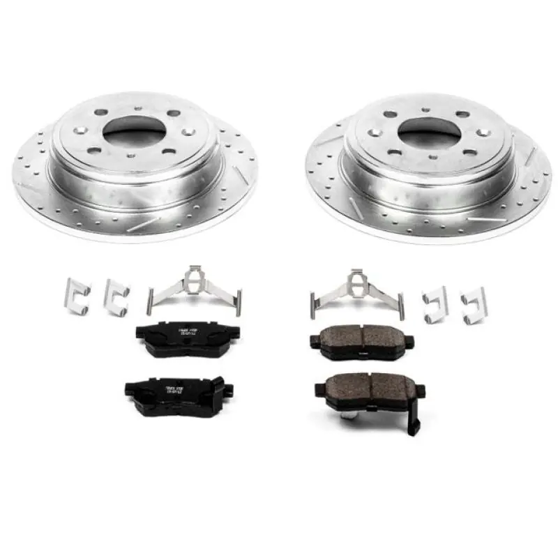 Power Stop 90-01 Acura Integra Rear Z23 Evolution Sport Brake Kit (PSBK408)