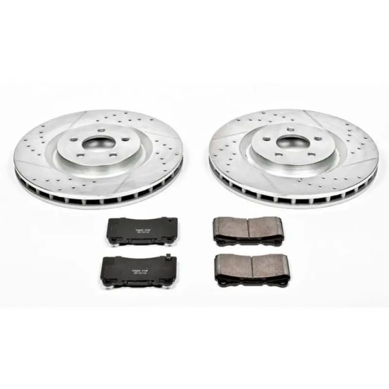 Power Stop 07-14 Ford Mustang Front Z23 Evolution Sport Brake Kit (PSBK4547)