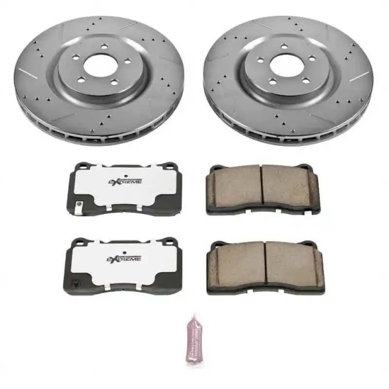 Power Stop 07-14 Ford Mustang Front Z26 Street Warrior Brake Kit (PSBK4547-26)