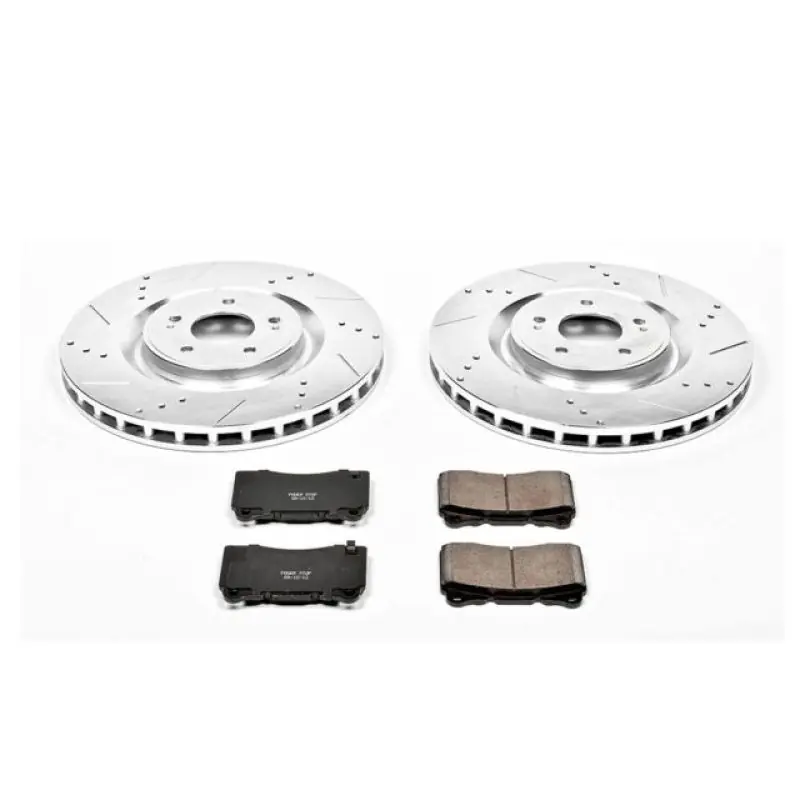Power Stop 08-15 Mitsubishi Lancer Front Z23 Evolution Sport Brake Kit (PSBK4551)