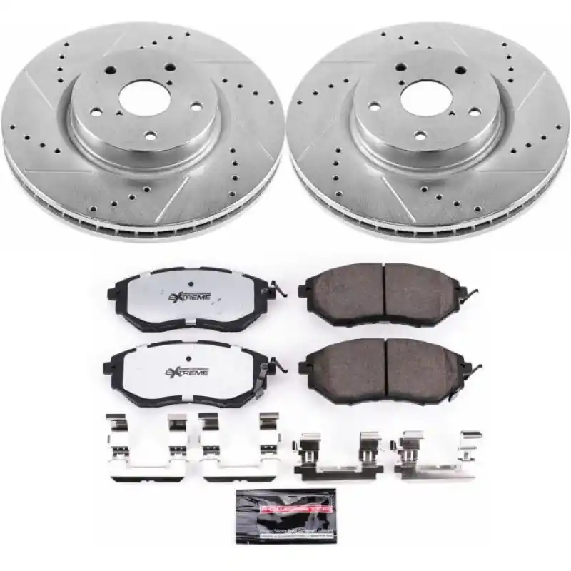 Power Stop 06-07 Subaru B9 Tribeca Front Z26 Street Warrior Brake Kit (PSBK4603-26)