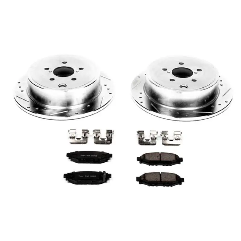 Power Stop 13-16 Subaru BRZ Rear Z23 Evolution Sport Brake Kit (PSBK4631)