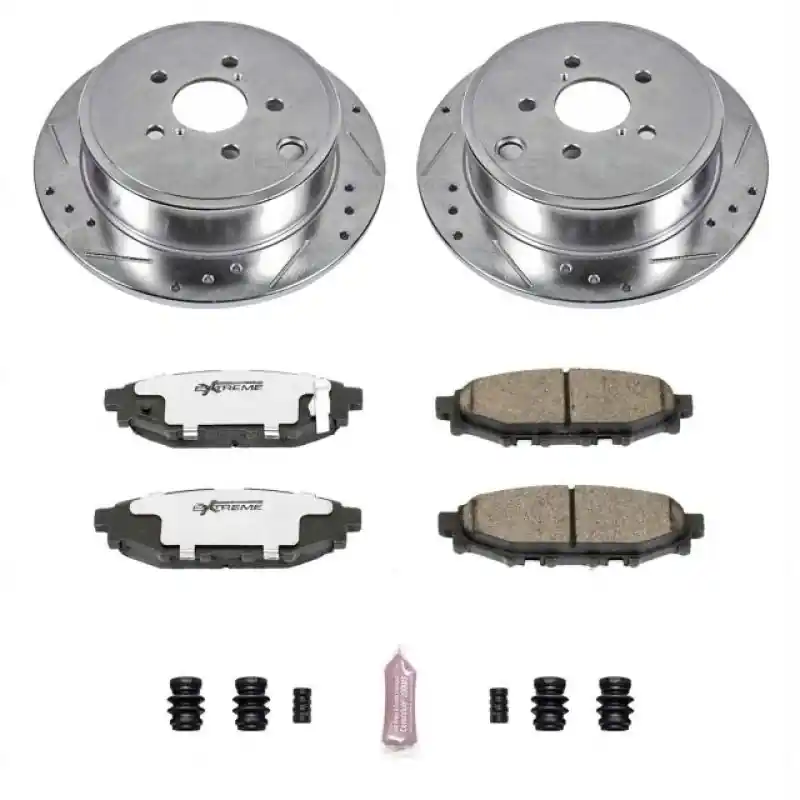 Power Stop 13-16 Subaru BRZ Rear Z26 Street Warrior Brake Kit (PSBK4631-26)