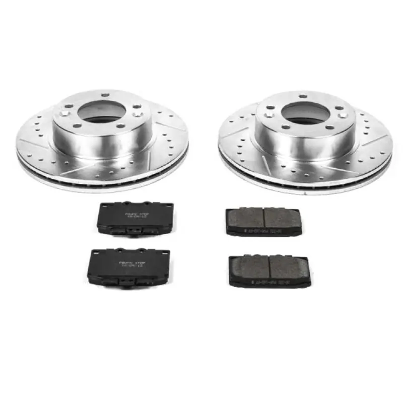 Power Stop 86-91 Mazda RX-7 Front Z23 Evolution Sport Brake Kit (PSBK470)