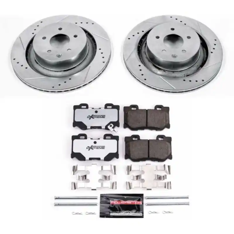 Power Stop 08-13 Infiniti G37 Rear Z26 Street Warrior Brake Kit (PSBK4732-26)