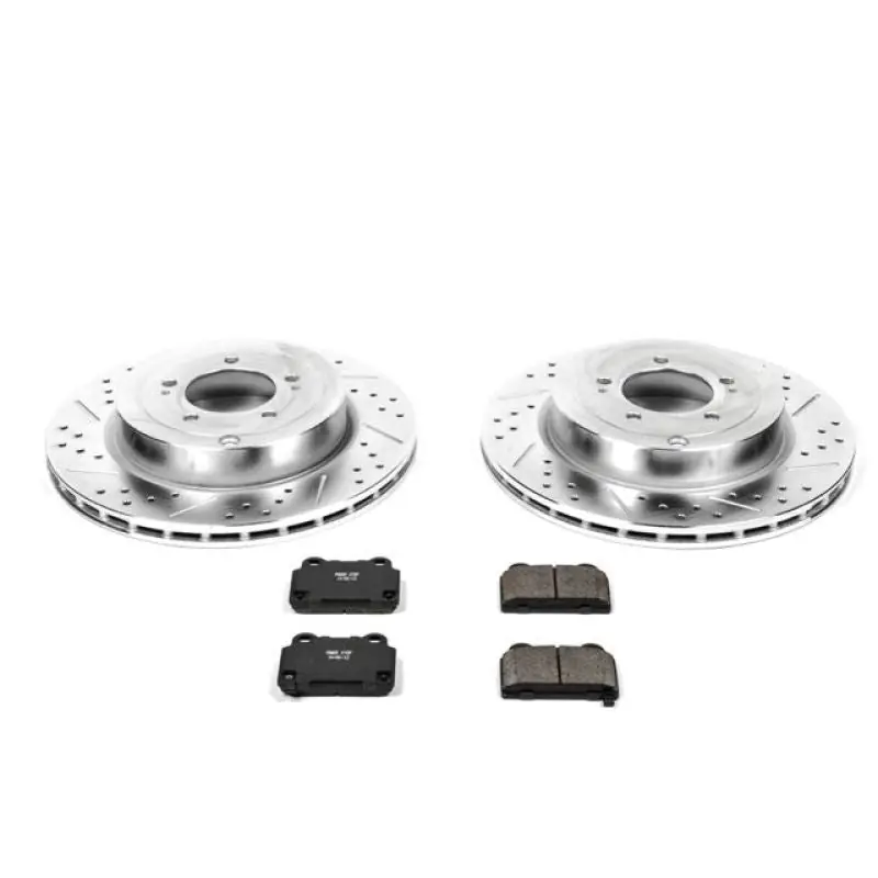Power Stop 08-15 Mitsubishi Lancer Rear Z23 Evolution Sport Brake Kit (PSBK4741)