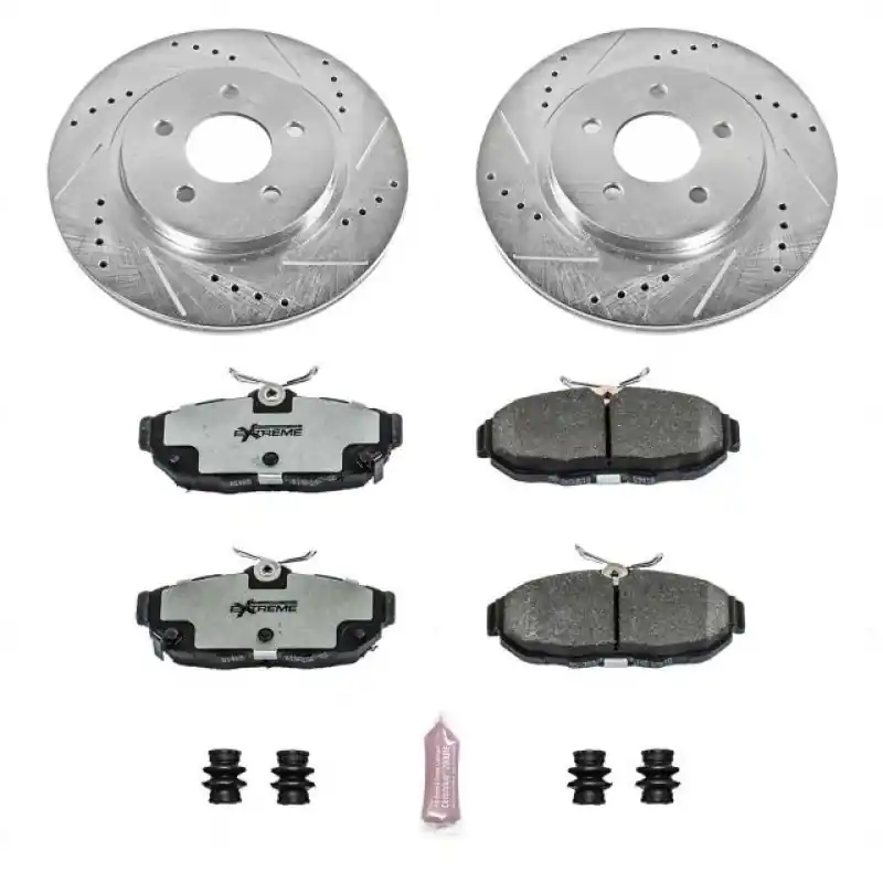 Power Stop 11-14 Ford Mustang Rear Z26 Street Warrior Brake Kit (PSBK4749-26)