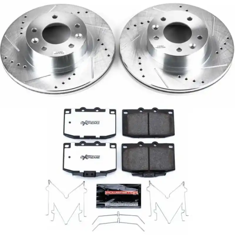 Power Stop 93-95 Mazda RX-7 Front Z26 Street Warrior Brake Kit (PSBK4833-26)