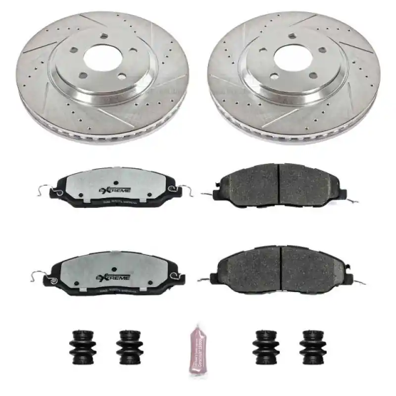 Power Stop 11-14 Ford Mustang Front Z26 Street Warrior Brake Kit (PSBK5407-26)