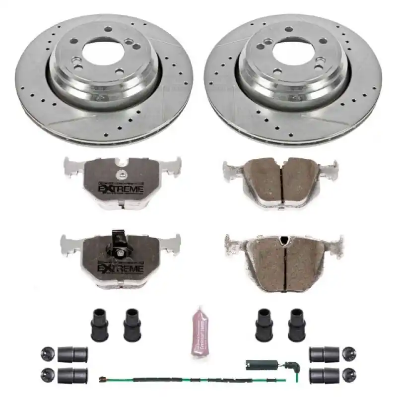 Power Stop 01-06 BMW M3 Rear Z26 Street Warrior Brake Kit (PSBK5732-26)
