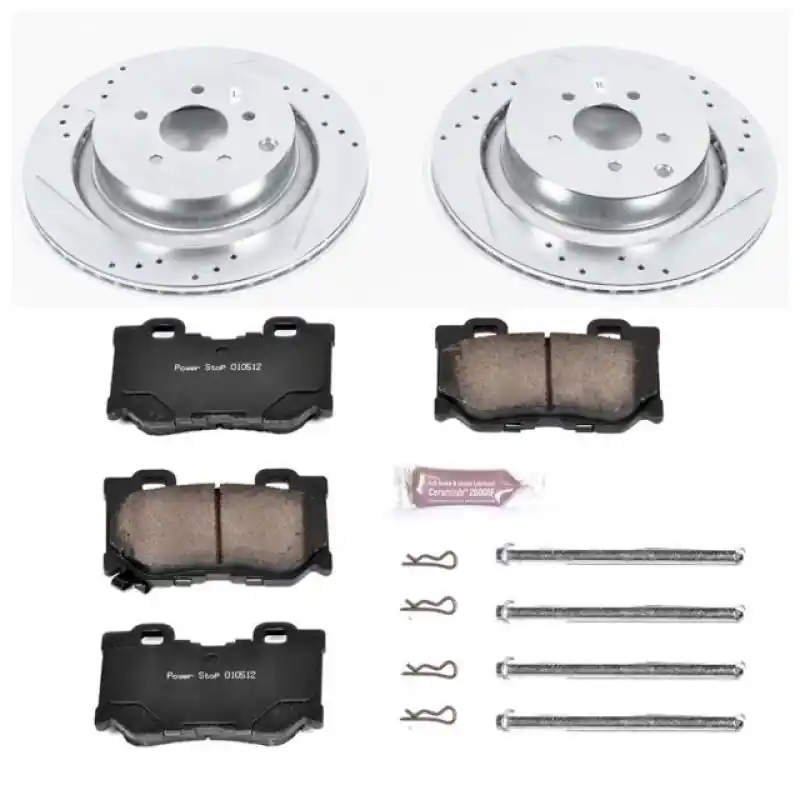 Power Stop 09-13 Infiniti FX50 Rear Z23 Evolution Sport Brake Kit (PSBK5861)