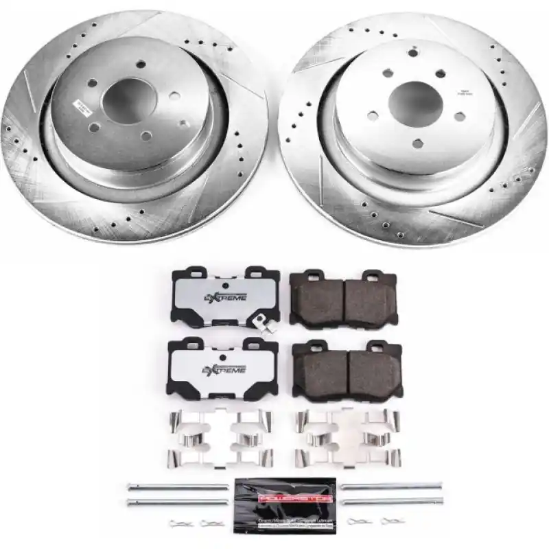 Power Stop 09-13 Infiniti FX50 Rear Z26 Street Warrior Brake Kit (PSBK5861-26)