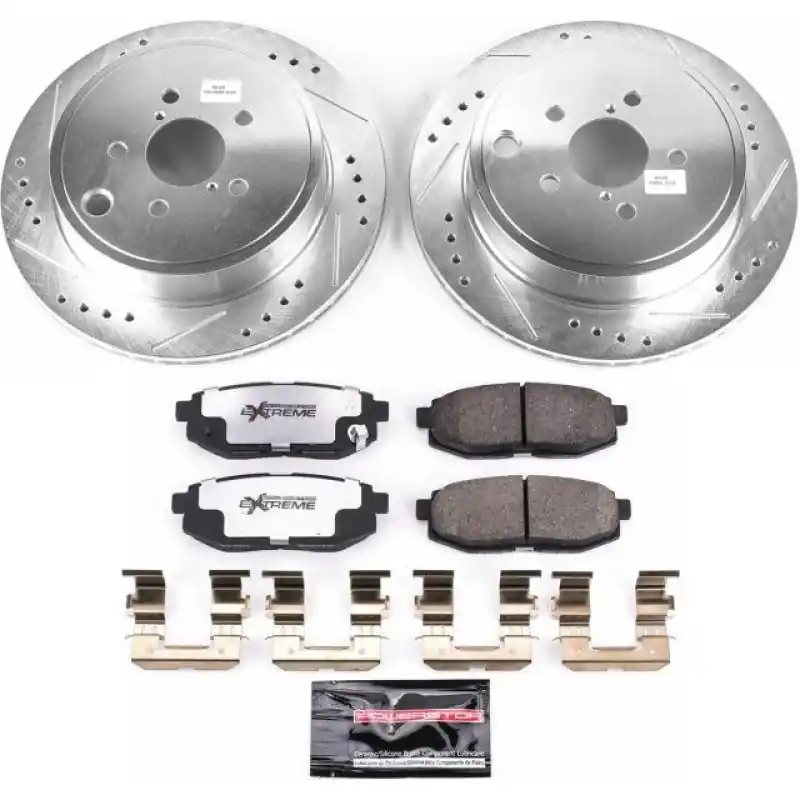Power Stop 13-16 Scion FR-S Rear Z26 Street Warrior Brake Kit (PSBK5883-26)