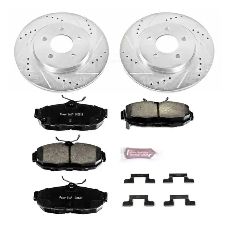 Power Stop 2012 Ford Mustang Rear Z23 Evolution Sport Brake Kit (PSBK5941)