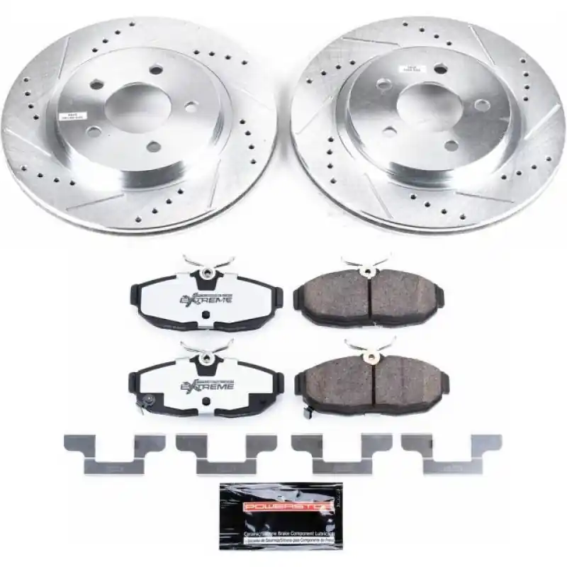 Power Stop 2012 Ford Mustang Rear Z26 Street Warrior Brake Kit (PSBK5941-26)