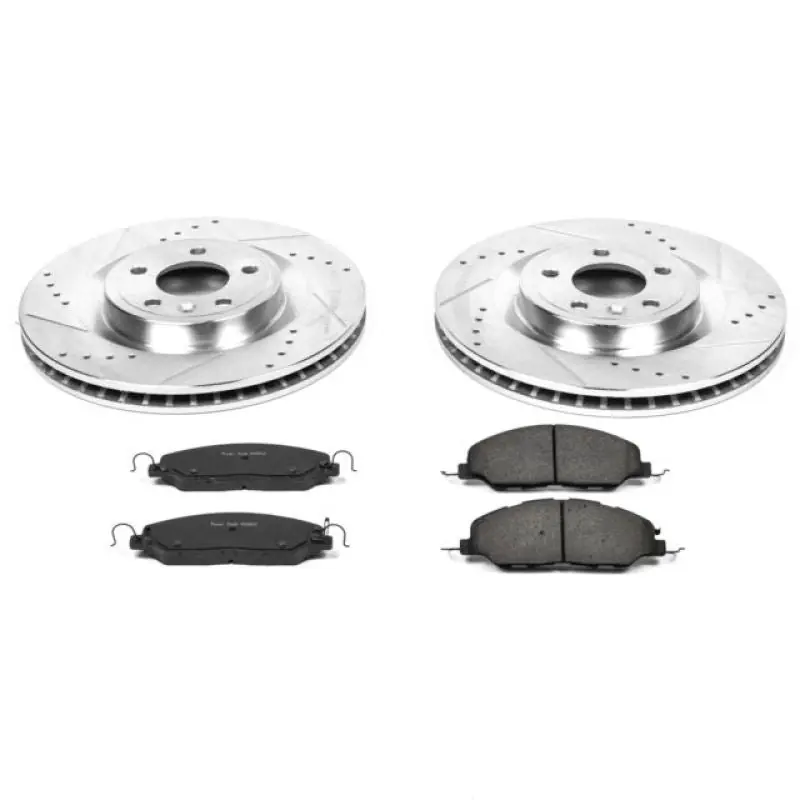Power Stop 11-14 Ford Mustang Front Z23 Evolution Sport Brake Kit (PSBK5944)
