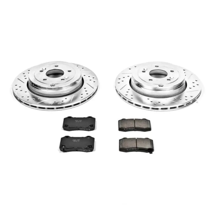 Power Stop 10-16 Hyundai Genesis Coupe Rear Z23 Evolution Sport Brake Kit (PSBK6165)