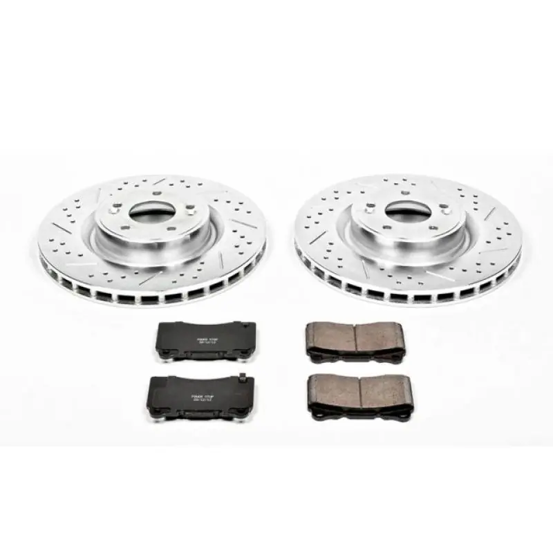 Power Stop 10-16 Hyundai Genesis Coupe Front Z23 Evolution Sport Brake Kit (PSBK6166)