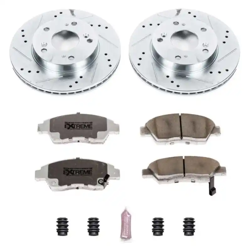 Power Stop 13-15 Acura ILX Front Z26 Street Warrior Brake Kit (PSBK6317-26)