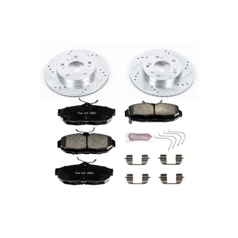 Power Stop 12-15 Honda Civic Front Z23 Evolution Sport Brake Kit (PSBK6319)