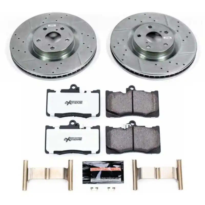 Power Stop 13-19 Lexus GS350 Front Z26 Street Warrior Brake Kit (PSBK6355-26)
