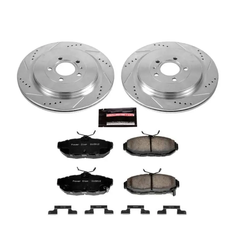 Power Stop 13-14 Ford Mustang Rear Z23 Evolution Sport Brake Kit (PSBK6402)