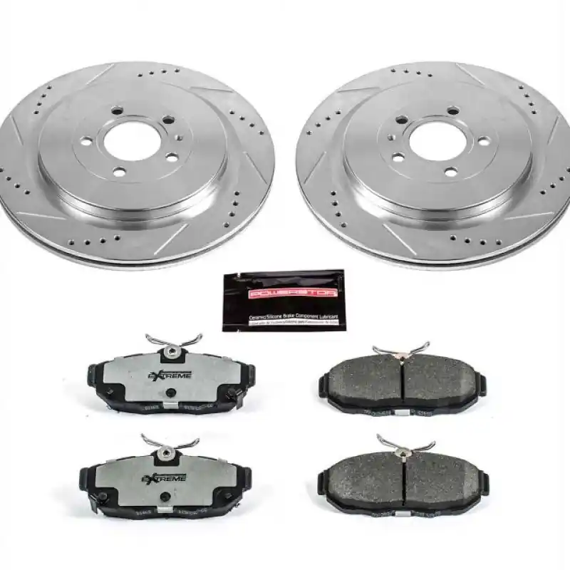 Power Stop 13-14 Ford Mustang Rear Z26 Street Warrior Brake Kit (PSBK6402-26)