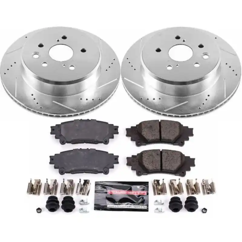 Power Stop 13-19 Lexus GS350 Rear Z23 Evolution Sport Brake Kit (PSBK6514)