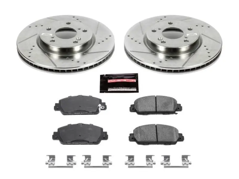 Power Stop 13-19 Honda Accord Front Z23 Evolution Sport Brake Kit (PSBK6515)
