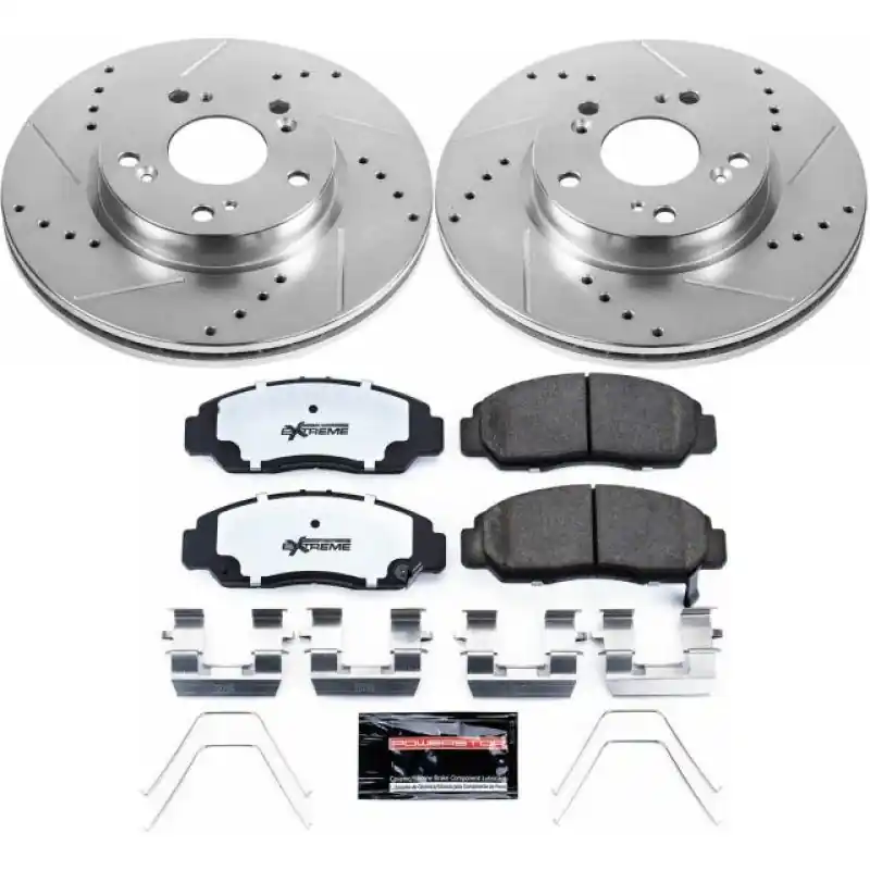 Power Stop 12-15 Honda Civic Front Z26 Street Warrior Brake Kit (PSBK6766-26)