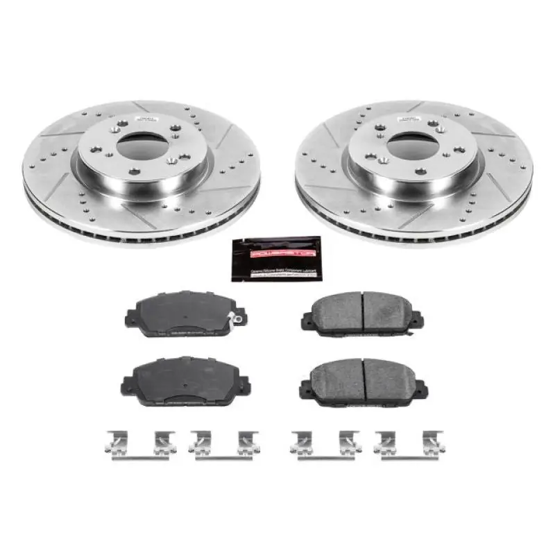 Power Stop 13-17 Honda Accord Front Z23 Evolution Sport Brake Kit (PSBK6777)